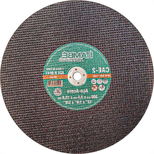 Disco Corte Ferro Itambe 12''X1/8''X5/8'' 2 Telas Cae-2