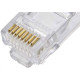 Plug Modular Para Computador Aubor Rj45 (8X8) Com 6 Pecas