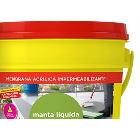 Impermeabilizante Quartzolit Manta Liquida Branco 4Kg