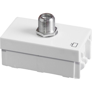 Modulo Ilumi Vivaz Tomada Conector De Antena Branco