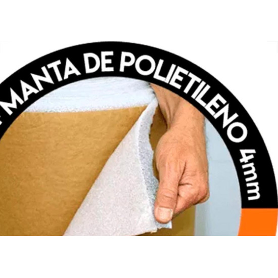 Papelao Salva Piso Salvabras 100Cm X 25M - Papel Kraft Com Plastico Bolha De Alta Resistencia