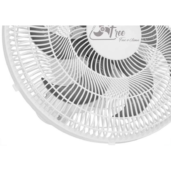 Ventilador Parede Venti-Delta Free 40Cm. Branco Bivolt