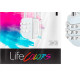 Cadeado Para Mala Stam Life Colors Com Segredo 25Mm Branco