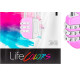 Cadeado Para Mala Stam Life Colors Com Segredo 25Mm Rosa