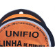 Linha Para Pedreiro 1 Fio Unifio 50M Laranja - Kit C/12 Pecas