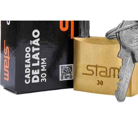 Cadeado Stam 30 Mm - Kit C/10 Pecas