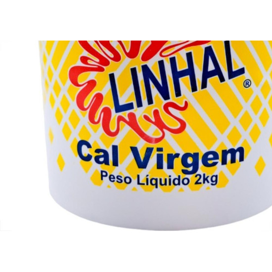 Cal Virgem Linhal Pote 2Kg