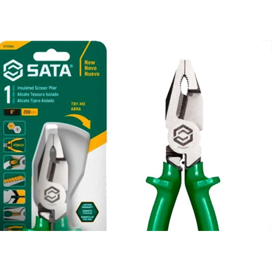 Alicate Corte Tesoura Sata 8'' - St72504L