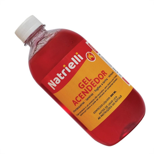 Alcool Gel Natrielli Acendedor De Churrasqueira 500Ml