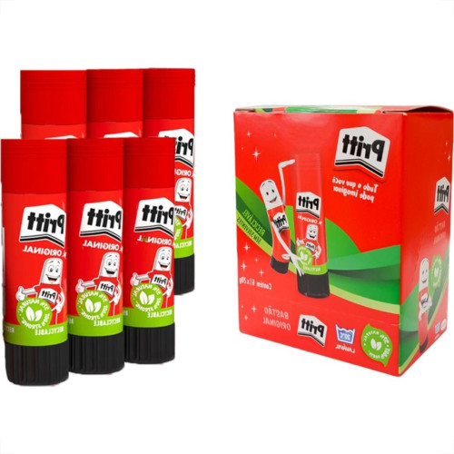 Cola Bastao Pritt 20G Caixa Com 6 Pecas