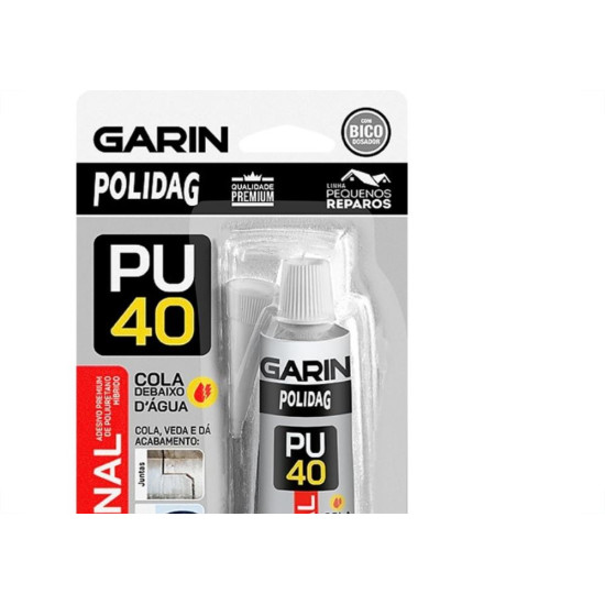 Cola Pu 40 Polidag Garin Construcao Branca 80G