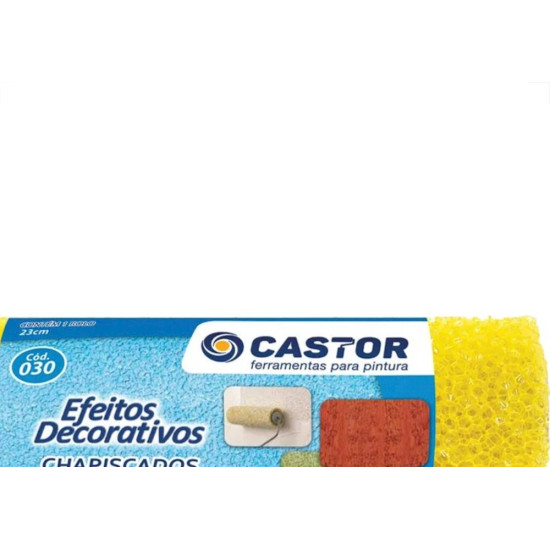 Rolo De Espuma Castor Texturizada 23Cm - 030