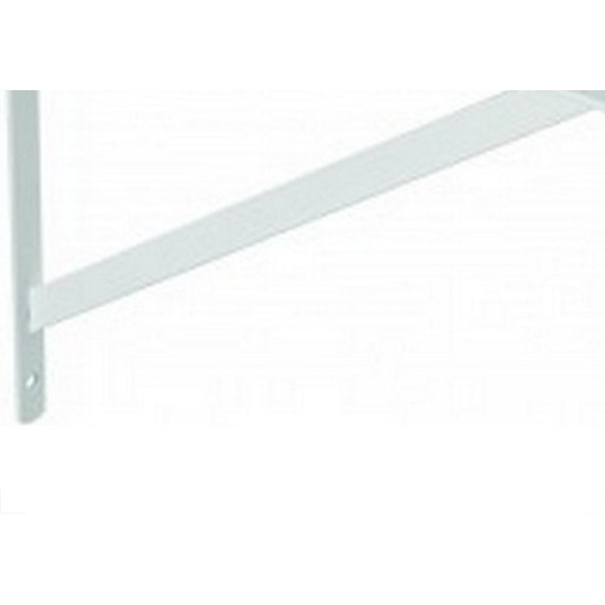 Suporte Prateleira Mao Francesa Biehl Branco 50 - 45 X25Cm - Kit C/12 Pecas