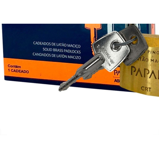 Cadeado Papaiz Tetra Chave 60Mm