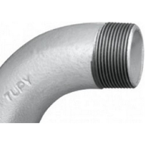 Conexao Galvanizada Tupy Curva Macho () 1/2''