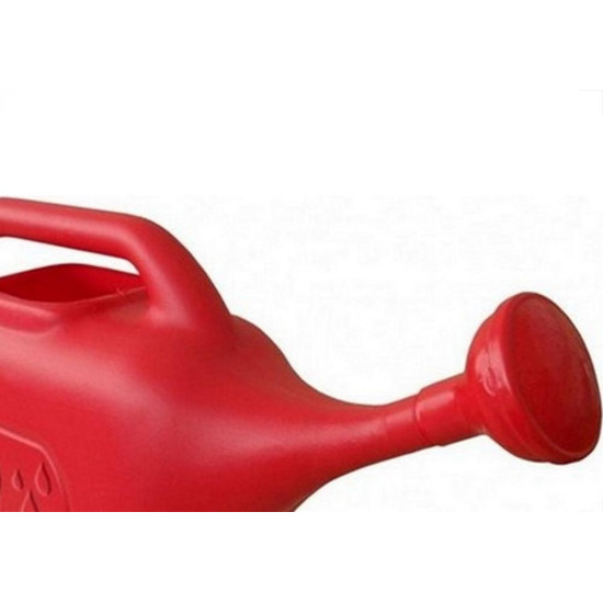 Regador Plastico Metasul 05 Litros Vermelho