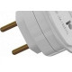 Pino Adaptador Daneva Universal 2 Polos 10A. Branco 1658 - Kit C/12 Pecas