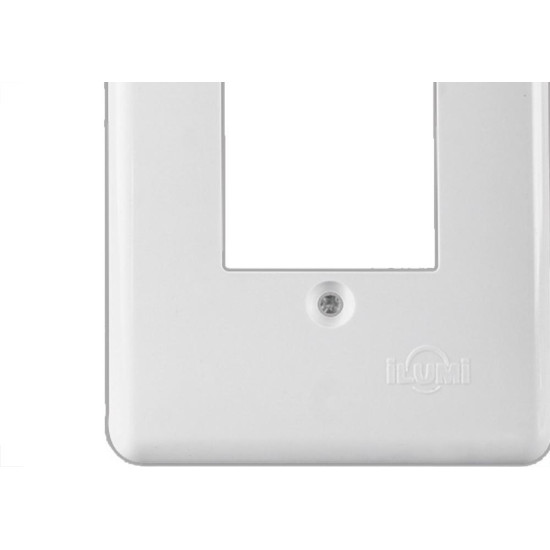 Placa Conjunto Ilumi Stylus Branco 4X2 -3 Interuptores - 2051