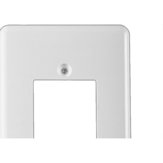 Placa Conjunto Ilumi Stylus Branco 4X2 -3 Interuptores - 2051