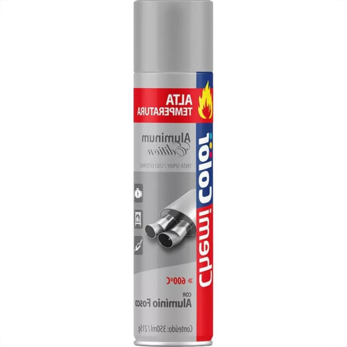 Spray Chemicolor Alta Temperatura Aluminio 350Ml/215G.