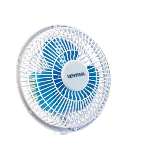 Ventilador Mesa Com Garra Ventisol Branco 20Cm. 127V.