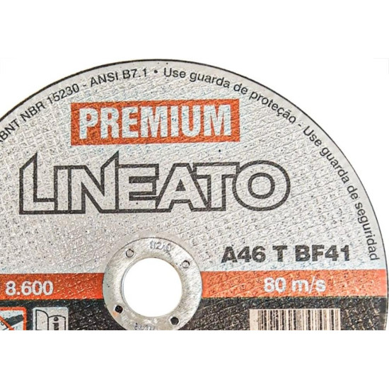 Disco Aco Inox Itambe 7''X1/16''X7/8'' Lineato 7467- Fino 1,6Mm - Kit C/10 Pecas