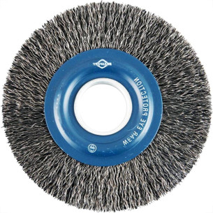 Escova De Aco Circular Brasfort 6 X1'' Aco Latonado Blister - 7248