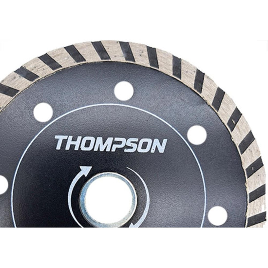 Disco Diamantado Thompson Turbo Seco / Refrigerado 110Mm X 20Mm - 693