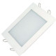 Plafon Led Embutir Ecp 18W. Quadrado 22Cm 6500K. Bivolt