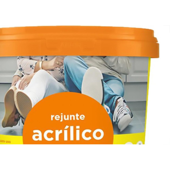 Rejunte Acrilico Quartzolit Branco 1Kg