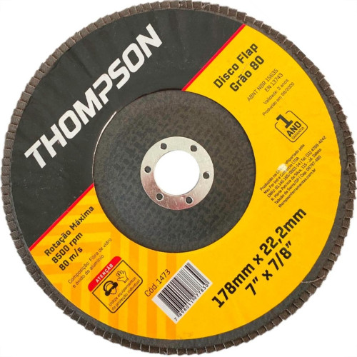 Disco Flap Thompson 7'' - Grao 80