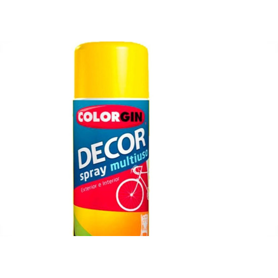 Spray Colorgin Decor Amarelo 360Ml 8591