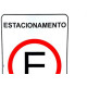 Placa Look 20X30Cm (Estacionamento Para Clientes) - Kit C/5 Pecas