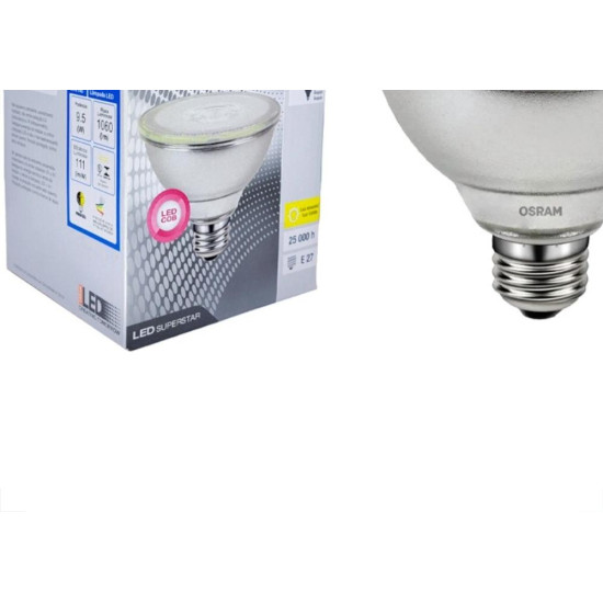 Lampada Led Par 30 Osram 9,5W. 3000K. 1060Lm E-27