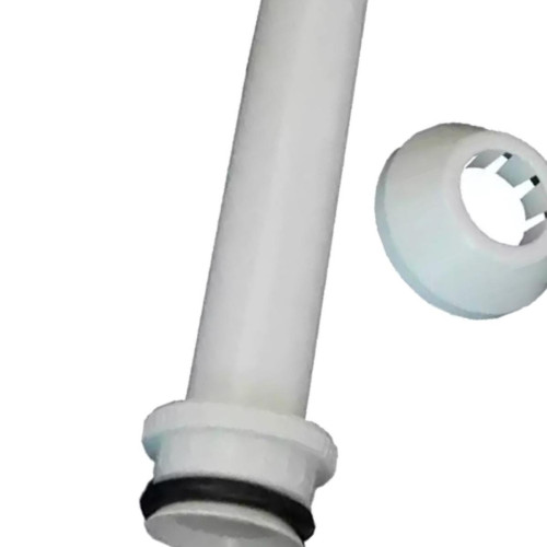 Tubo Ligacao Dacunha Branco Abs Ajustavel Com Spud 20Cm