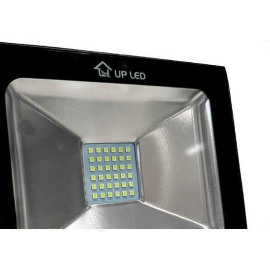 Refletor De Led Upled Eco 30W. 6500K. 2700Lm Ip66 Preto Bivolt