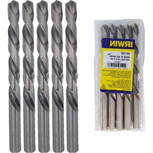 Broca Aco Rapido Irwin (U) 3/8'' - Kit C/5 Pecas