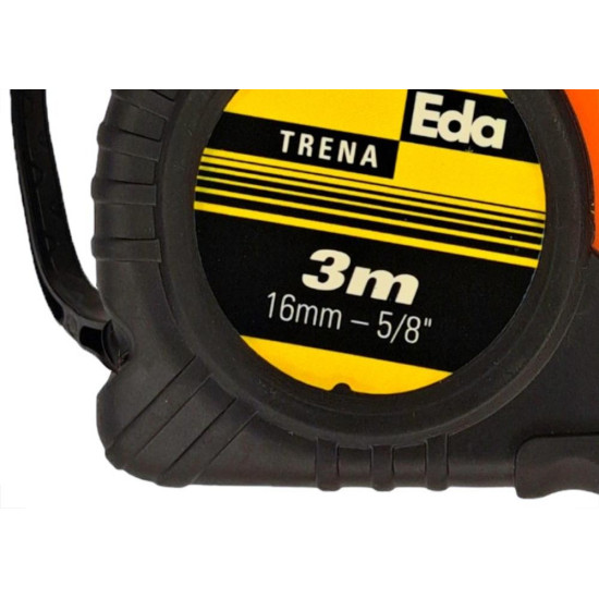 Trena Eda Emborrachada Laranja 3Mx16Mm - 0Ba