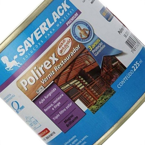 Verniz Sayerlack Polirex Mogno 225Ml