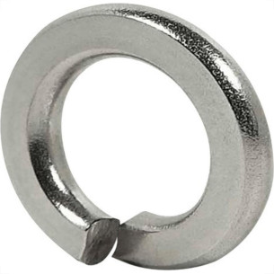 Arruela Pressao Jomarca Inox  1/4'' Com 100 Pecas