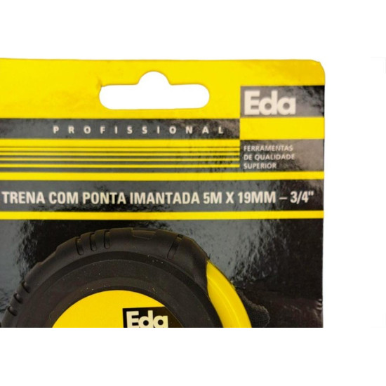 Trena Eda Emborrachada Profissional 5Mx19Mm Com Ima - 8Bm