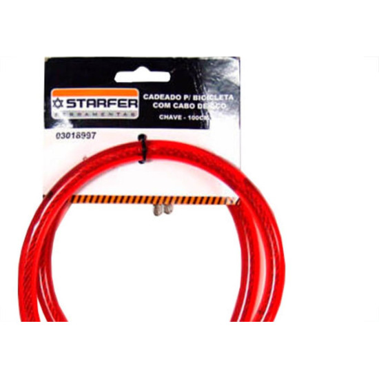 Cadeado P/Bike Chave 60Cm Starf