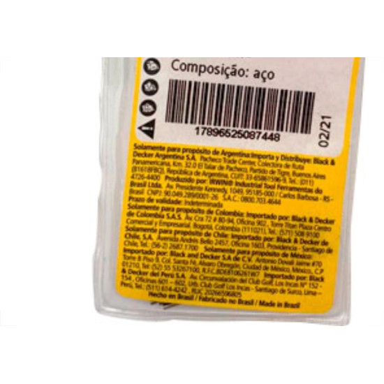 Broca Aco Rapido Stanley 4,0 Mm - Kit C/10 PC