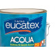 Tinta Esmalte Eucatex Brilho Base Agua.3,6 Preto