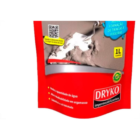 Aditivo Plastificante Drykal 01Lt