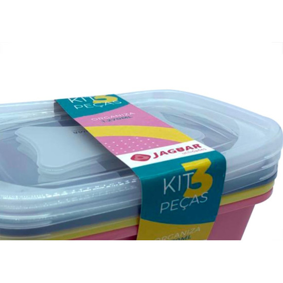 Kit C/3Pcs Organiza Ret 1270Ml-6329