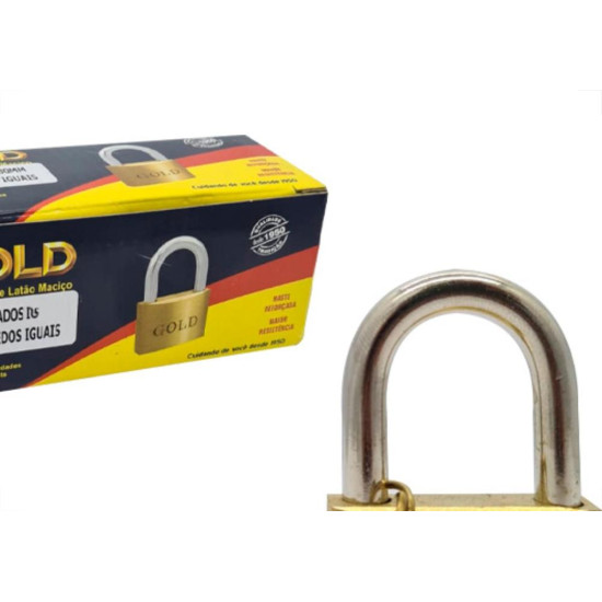 Cadeado Gold Mesmo Segredo 25 C/12