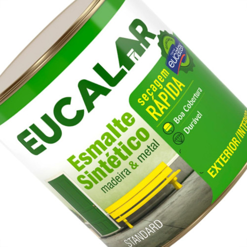 Esmalte Sintetico Eucalar 1/16 = (225ml) Aluminio