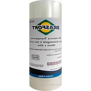 Fita Adesiva P/Embalagem Transp.Brasfort 48X 45 - Kit C/5 UN