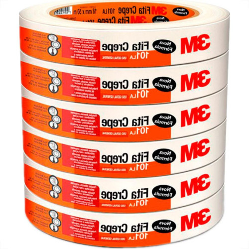 Fita Crepe 3M 101La Uso Ger.18X50M - Kit C/6 RL